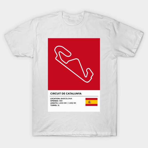 Circuit de Catalunya [info] T-Shirt by sednoid